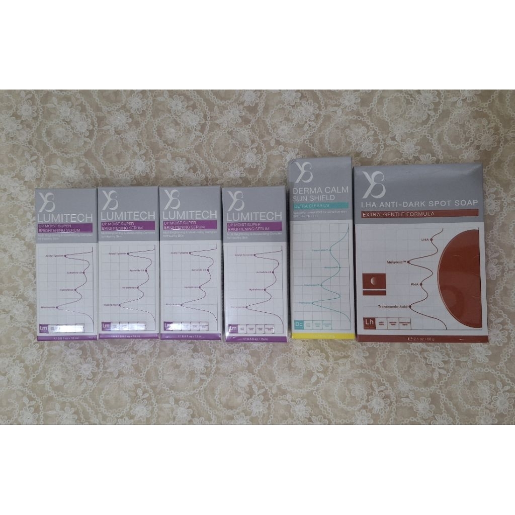 Y8 [Lumitech 4 ขวด + Sun shield 1 หลอด +  LHA soap 1 ก้อน] *พร้อมส่ง*