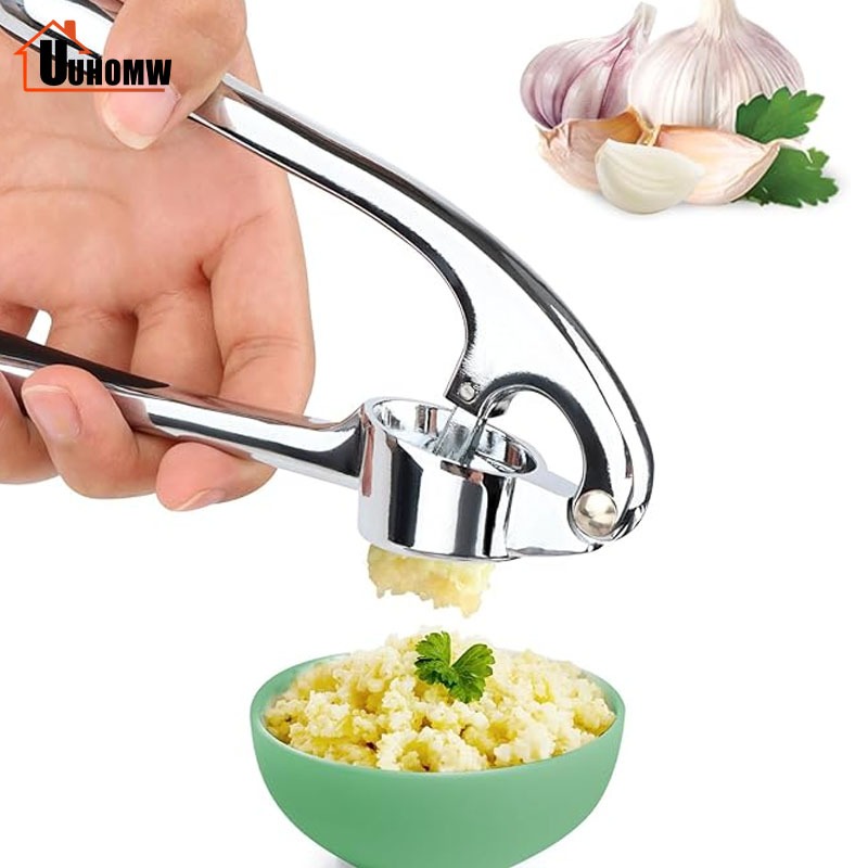 ที่บดกระเทียม เครื่องมือบดกระเทียม ที่กดกระเทียม สแตนเลส ที่บีบกระเทียม แบบมือบีบ Garlic grinding tool