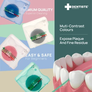 Dentiste' Dental Floss Italy 40 m. ไหมขัดฟัน กลิ่นมิ้นท์ ทำความสะอาดคราบพลัค จับง่ายถนัดมือ มี 4 สีเหมาะสำหรับฟันห่าง