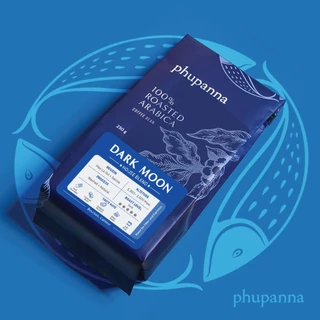 เมล็ดกาแฟคั่วเข้ม (Dark Roast) สูตร Dark Moon / Arabica100%