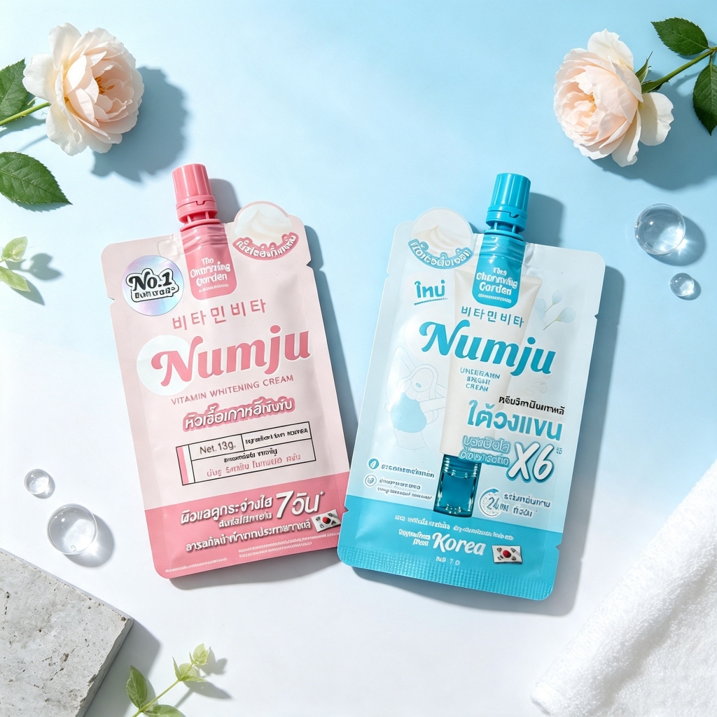 (พร้อมส่ง) Numju Underarm Bright Cream Numju ครีมไวท์เทนนิ่งหน้า และครีมปรับผิวรักแร้ สารสกัดเกาหลี