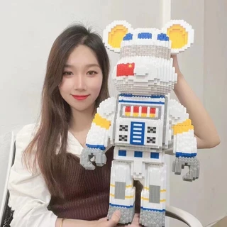ขนาดใหญ่ บล็อกตัวต่อ หมีของเหลว หมีรุนแรง เลโก้ 55CM บล็อกตัวต่อเลโก้ ของเล่นสําหรับเด็ก