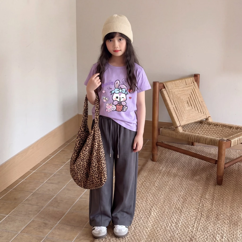 1-12 ปี เสื้อเด็ก เสื้อยืดคอกลม ผ้านุ่ม ใส่สบาย ใส่ได้ทั้งเด็กผู้หญิงและเด็กผู้ชาย thumbnail 7
