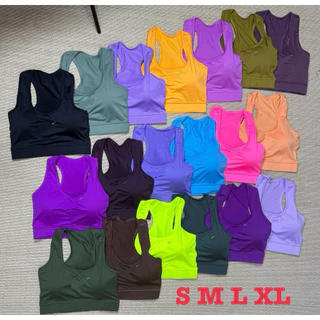 (พร้อมส่ง) สปอร์บราสีพื้น ผ้ากีฬาผสมโพลีเอสเตอร์ ระบายเหงื่อได้ดี แห้งไว050369