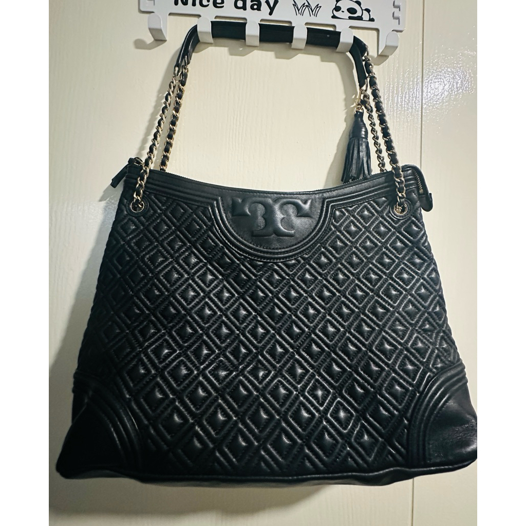 (ส่งต่อ) กระเป๋าTory Burch รุ่น Fleming Quilted Leather Tote (หรือรุ่น Fleming Chain Tote / Top Zip 