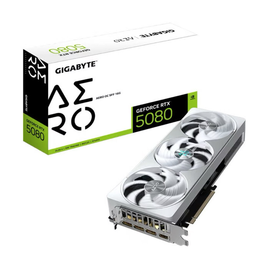GIGABYTE GEFORCE RTX 5080 AERO OC SFF - 16GB GDDR7 ของใหม่มือ1ประกัน archiva