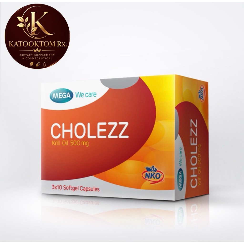 ผลิตภัณฑ์ Mega We Care Cholezz บรรจุ 30 เม็ด
