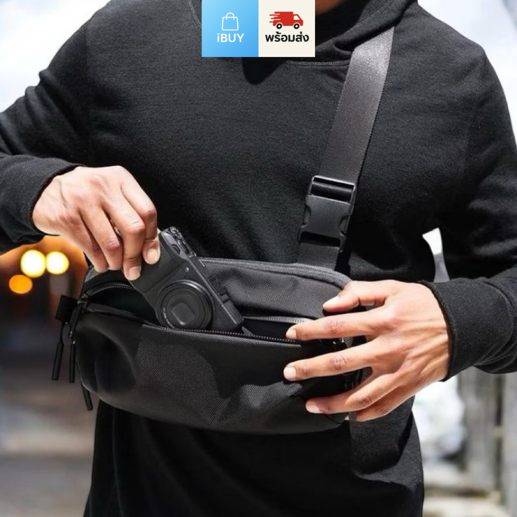iBUY กระเป๋าคาดอก กระเป๋ากล้อง Crossbody Bag กันน้ำ ผ้า Oxford ช่องเยอะ ใส่กล้องได้ สะพายได้ทุกวัน