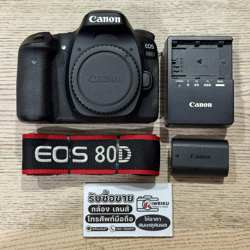 Canon EOS 80D (บอดี้) (2-Hand) สภาพดีงาม