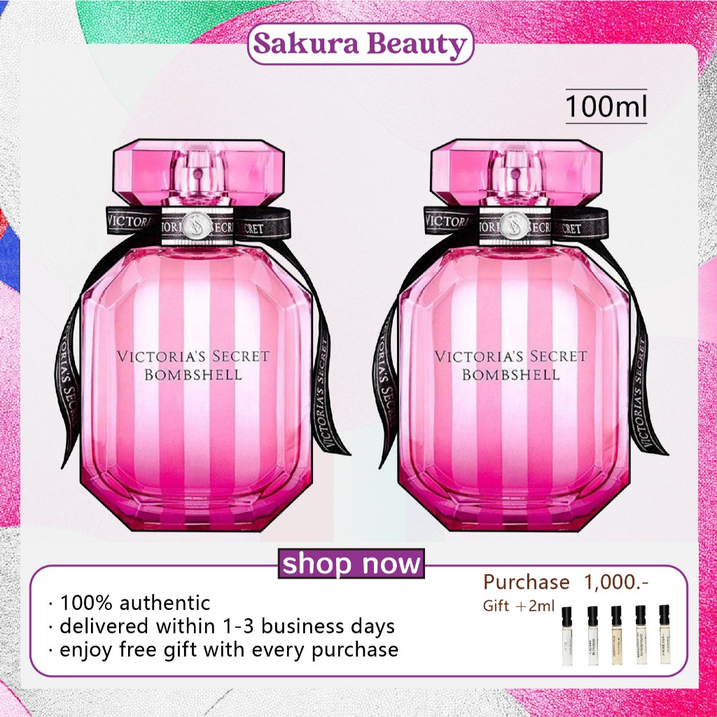 Victoria's Secret Bombshell Eau De Parfum EDP 100ml ลดกระหน่ำ ถูกที่สุด!!