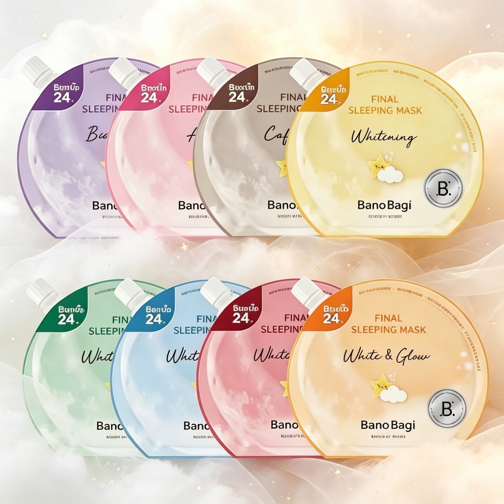 Banobagi Final Sleeping Mask Banobaki Sleeping Mask 23ml (Acne/Bio-Lacto/Caffeine/Whitening)