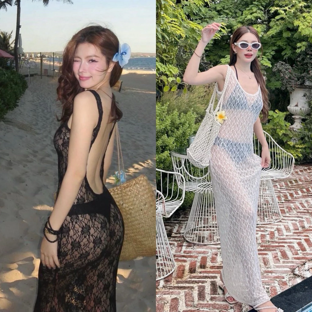 Teera❤️พร้อมส่ง✨Coco Lace Classic Dress💖เดรสลูกไม้แขนกุด ลุคไฮมาก ผ้าลูกไม้ยืดนิ่มอย่างดี💥พรีเมี่ยม👍🏻sheeny