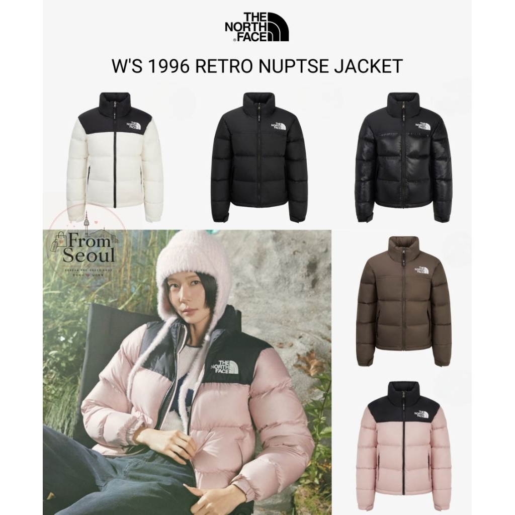 The North Face รุ่น W'S 1996 RETRO NUPTSE JACKET เสื้อกันหนาวขนเป็ด ของแท้จากช็อปเกาหลี