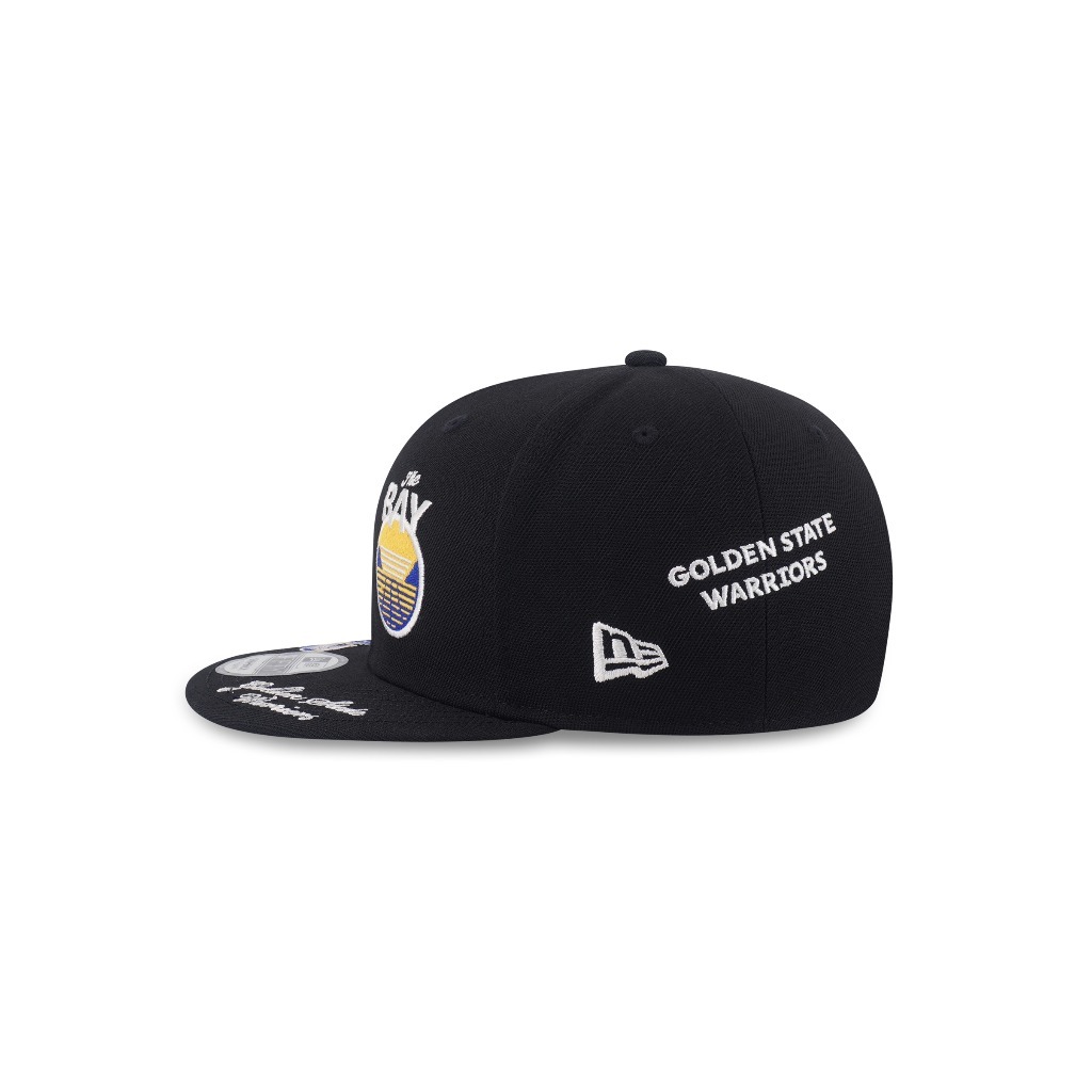 New Era قبعة 9Fifty ‏Golden State Warriors — أسود — صورة 3