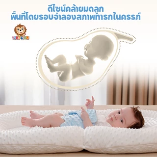 Tinylion ที่นอนรังนก SlopeNest 4in1 หายใจผ่านได้ พร้อมโมบาย มุ้ง และหมอนกันกรดไหลย้อน พกพาได้ ซักได้