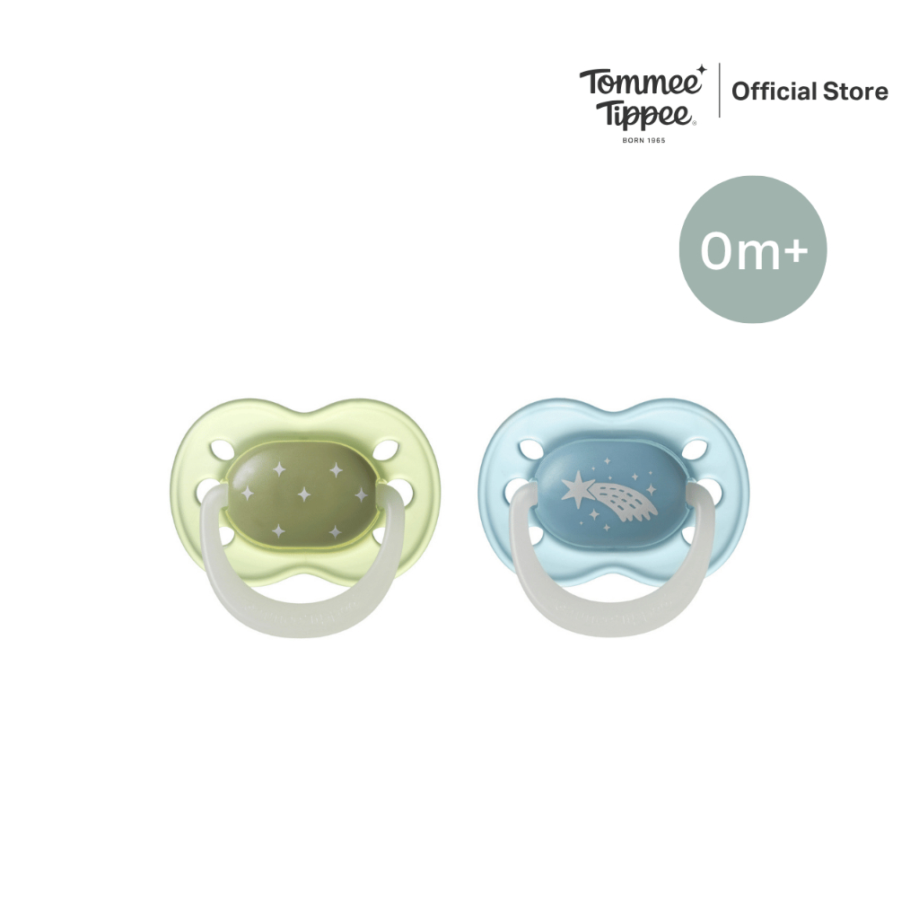 Tommee Tippee จุกหลอกเรืองแสง 0-6 เดือน ผู้ชาย (ใหม่) รูปที่ 4