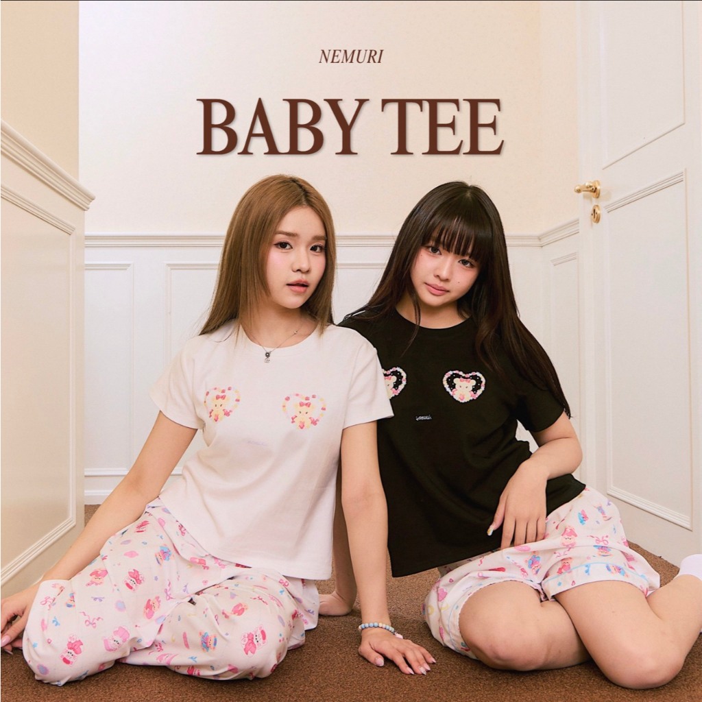 Nemuri Baby Tee เสื้อยืด เสื้อลายน่ารัก เบบี้ที ผ้านุ่ม ใส่สบาย