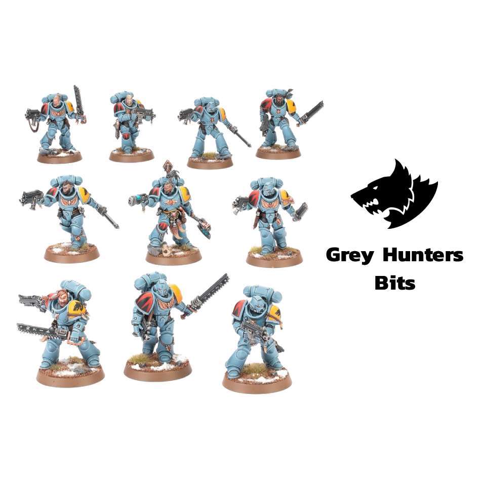 [พร้อมส่ง แยกชิ้น] Grey Hunters Bits อะไหล่ Warhammer 40K Space Wolves Space Marine