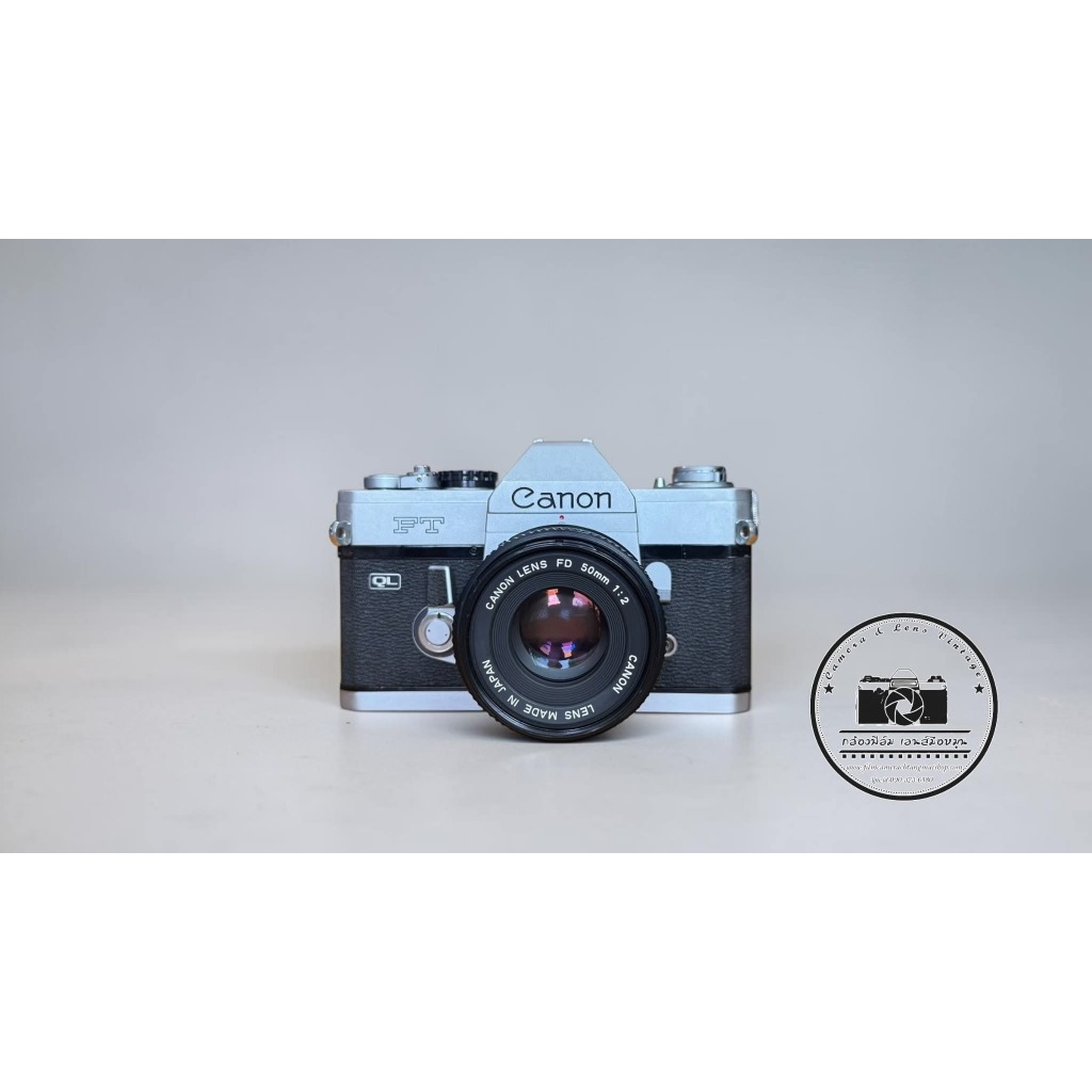 กล้องฟิล์ม SLR CANON FT+CANON LENS FD 50MM.F2