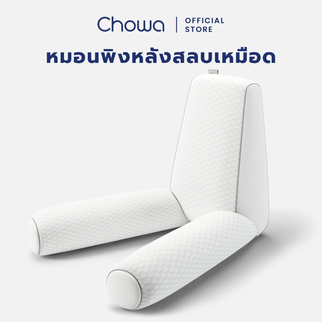 Chowa หมอนพิงหลังสลบเหมือด หมอนแก้ปวดหลัง หมอนข้างใบยักษ์จากเกาหลี