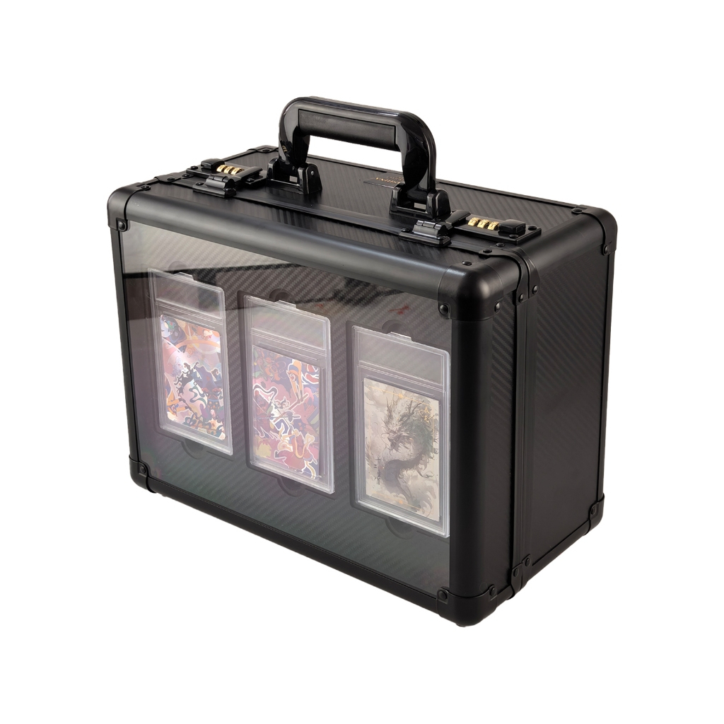 สําหรับ PSA 3-Row PSA 2-RowTrading Card Slats Graded Card Storage Box Organizer เหมาะสําหรับฝาครอบโป