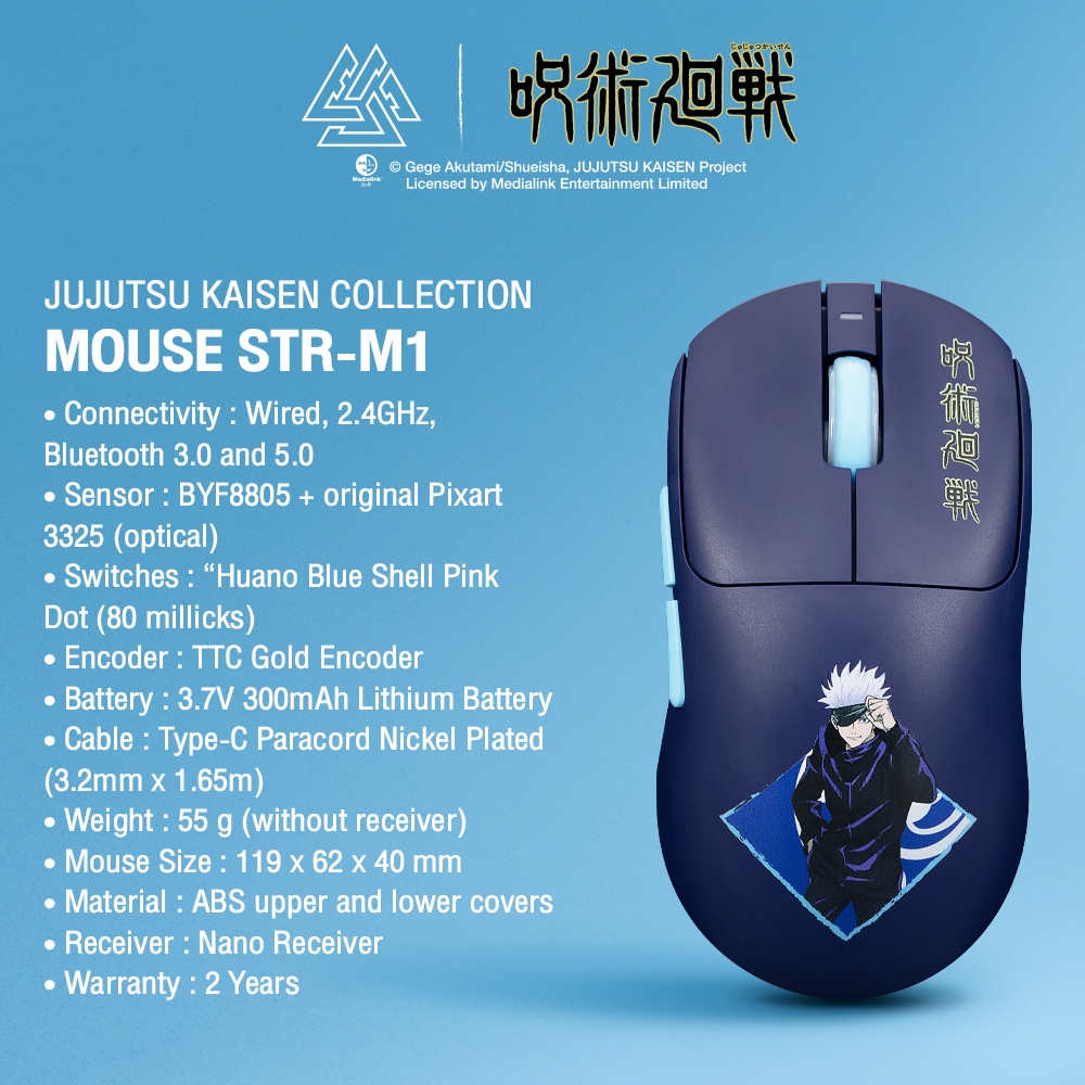 MOUSE STR-M1 เม้าส์ไร้สาย