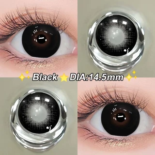 ส่งไวจากไทย Magister Realcon คอนแทคเลนส์สีดำ/คอนแทคเลนส์สีน้ำตาล เอฟเฟกต์ตาโตเกินจริง 14.5มม(2 ชิ้น/คู่)