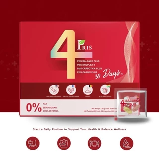 [💜ลด50%ในไลฟ์|ส่งด่วน💜] PRIS BOX SET แถมวิตามินผักใหม่ พริสโฟร์บาลานซ์ ค้างหลังคลอด ชุด 1 กล่อง วิตามิน 4 สูตร