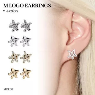 Merge Official - M Logo Earrings (พร้อมส่ง)