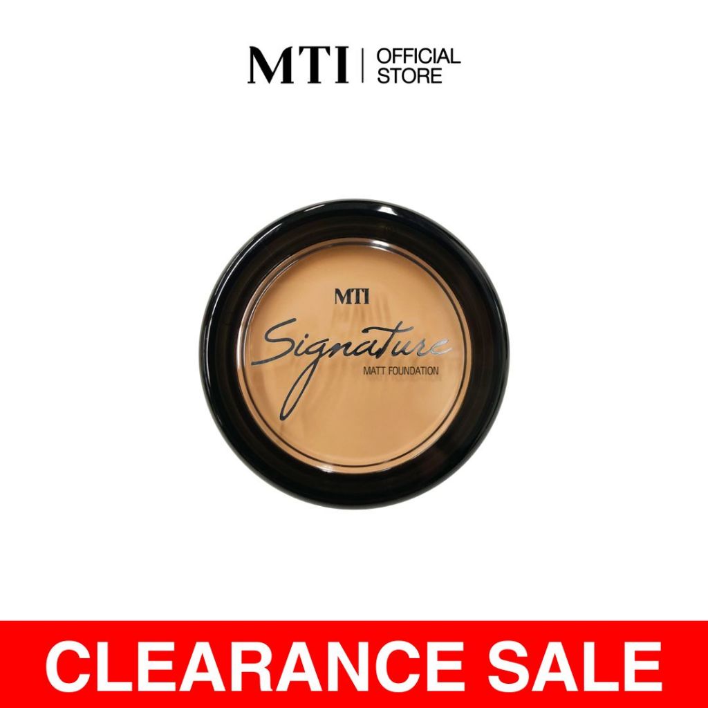 [ สินค้าเคลียร์แรนซ์ ] MTI ครีมรองพื้นเนื้อแมทท์ กันน้ำ ปกปิด ฝ้า กระ จุดด่างดำ หลุมสิว 6CUMZF