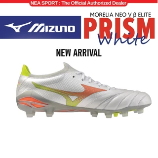 [รุ่นท็อป GEN5] MIZUNO MORELIA NEO V β ELITE รองเท้าฟุตบอล สตั๊ด หนังจิงโจ้ มิซูโน่ แท้