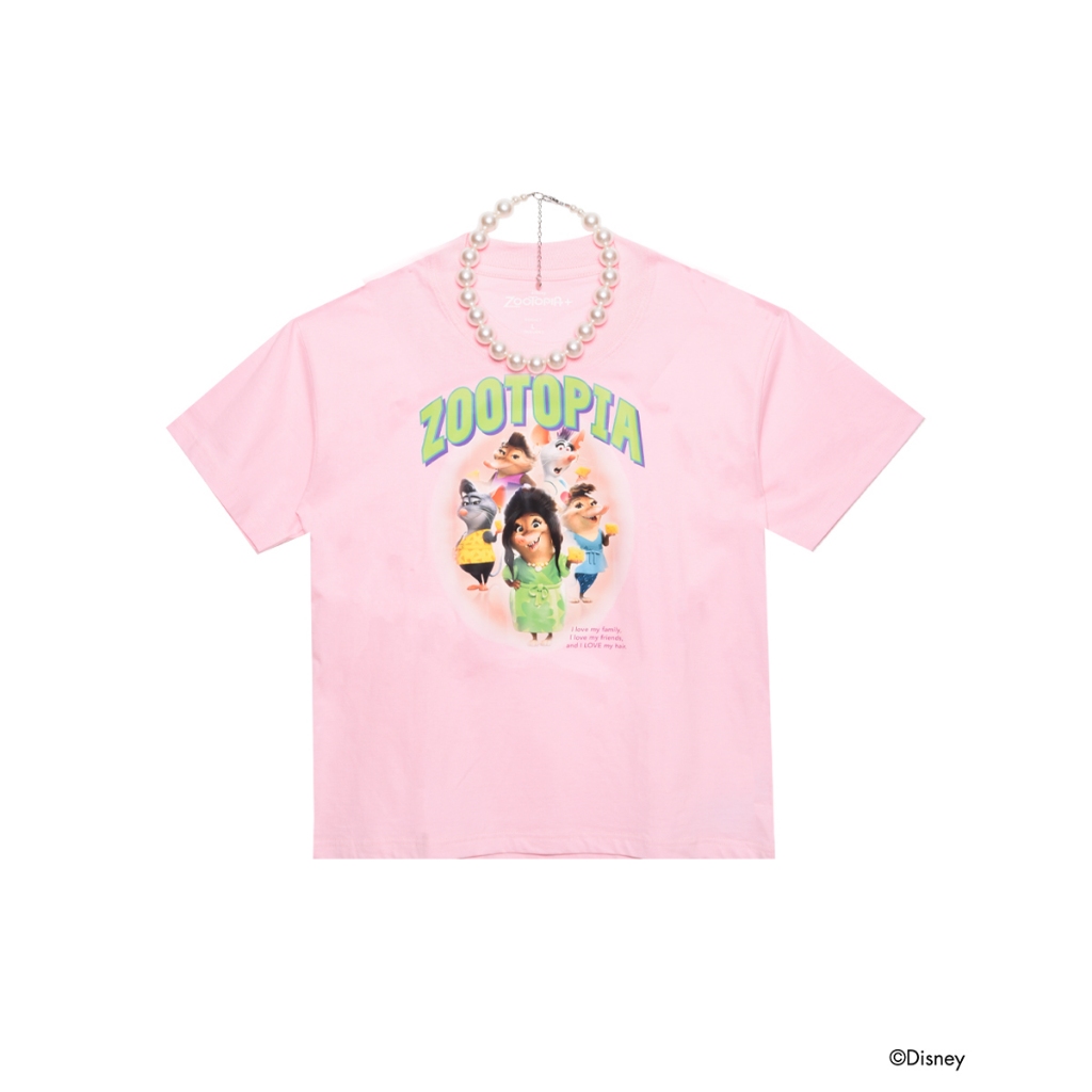 Kloset and Etcetera Fru Fru & Friends T-shirt (Zoo-02) เสื้อยืดพิมพ์ลาย