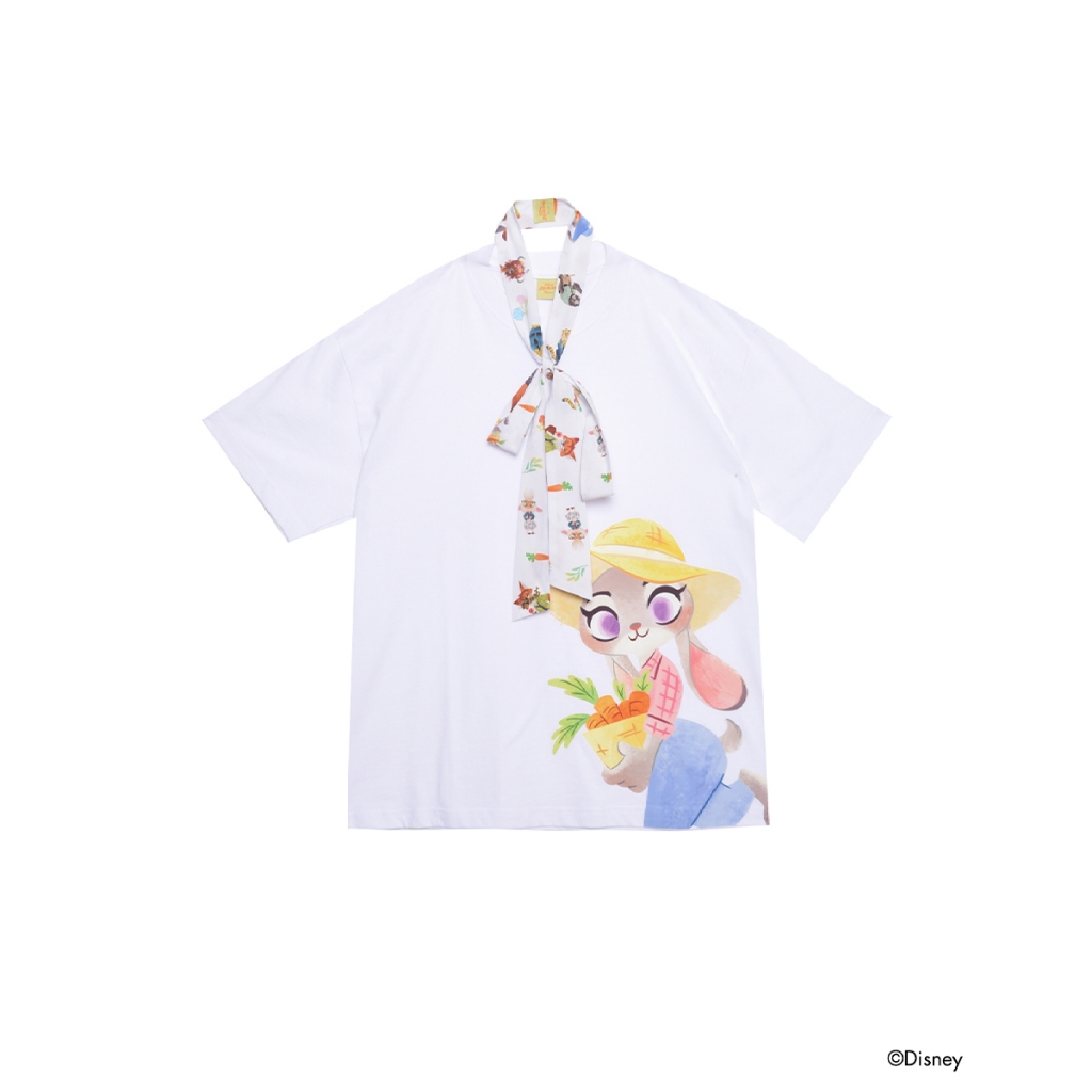 Kloset and Etcetera Judy Hopps T-shirt (Zoo-04) เสื้อยืดพิมพ์ลาย