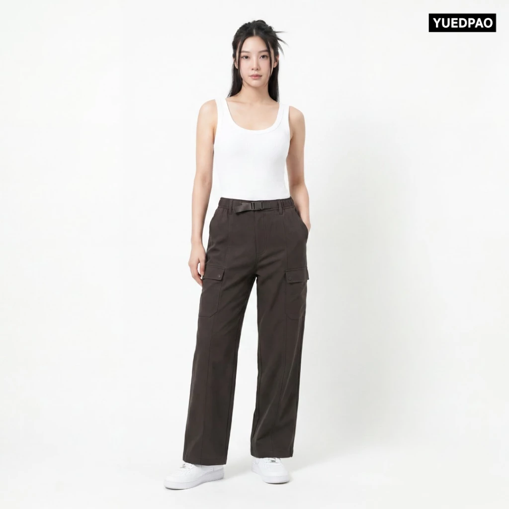 Yuedpao Smooth Stretch Long Cargo Pants กางเกงคาร์โก้ขายาว กางเกงเดินป่า แคมป์ปิ้ง ผ้าหนาทรงสวย ยับยากรีดง่าย thumbnail 10