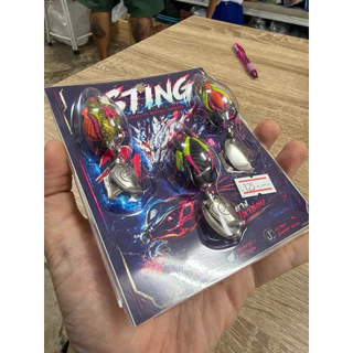 กบยาง STING 1 แพ็ค ได้ 3 ตัว ราคาถูกสุดคุ้ม (แพ็คเกจใหม่)