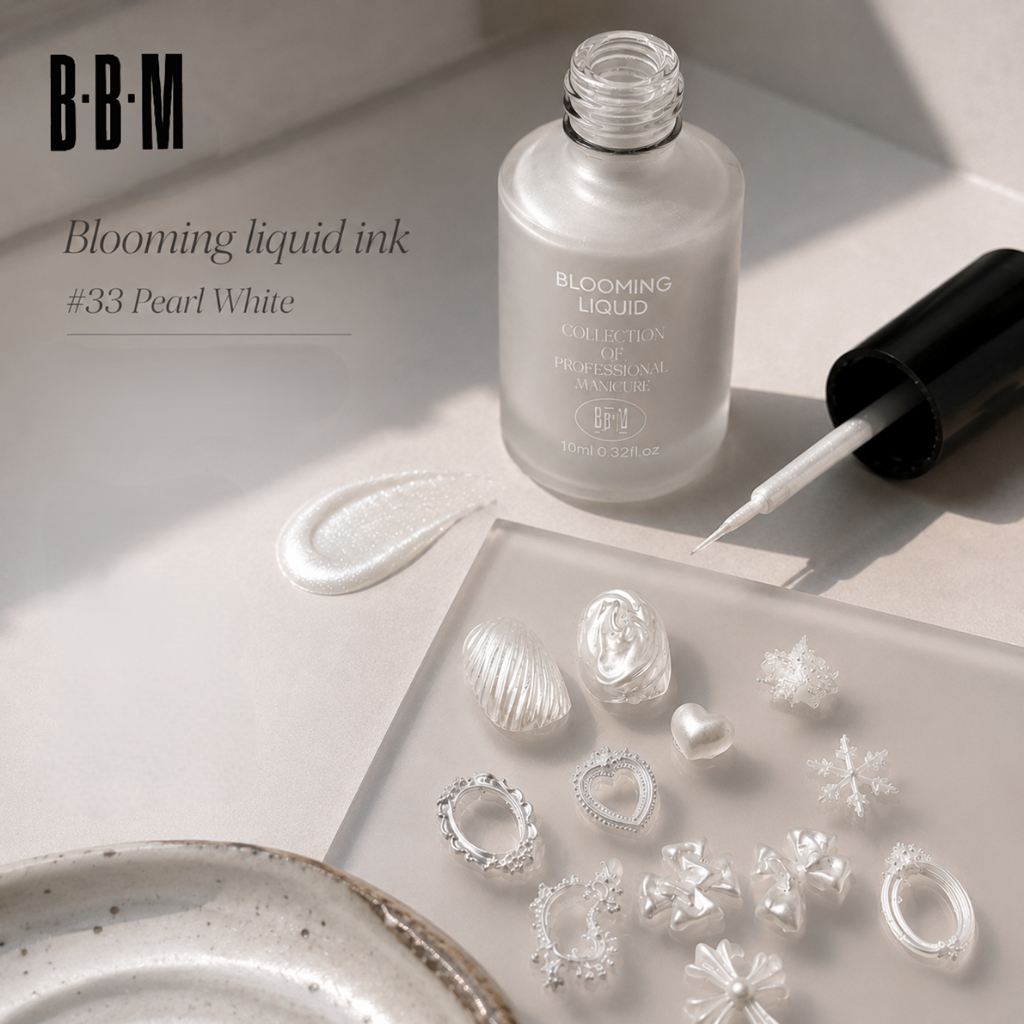 BBM Blooming liquid  สีอิงค์สำหรับทำลายเอฟเมทาลิคบนหน้าเล็บ