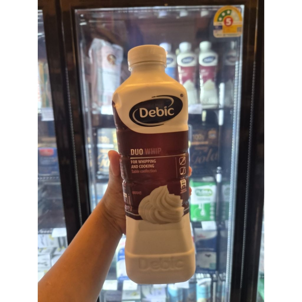 Debic Duo Whip คือวิปปิ้งครีมอเนกประสงค์ชนิดผสม (Non-Dairy & Dairy Blend) ขนาด 1 ลิตร *สีม่วง*