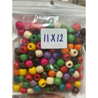 ลูกปัดไม้ถุงล่ะ100กรัม