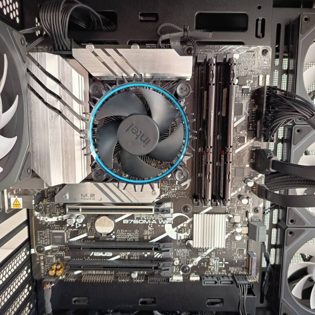 CPU  Core i7  14700F +  M/B  ASUS  PRIME  B760M-A  WIFI  DDR5  มีกล่อง  ประกัน  J.I.B  29/07/2028