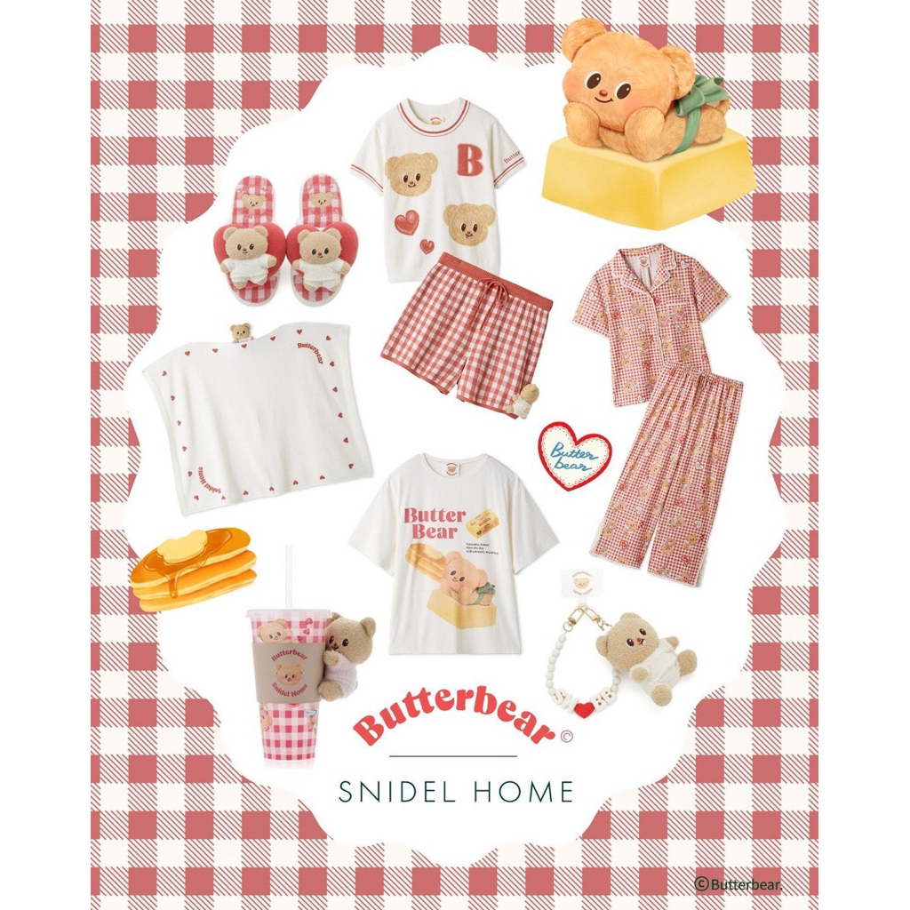 ꒰ พร้อมส่ง ꒱🐻🧈 SNIDEL x BUTTERBEAR ✨ เสื้อคาดิแกน Butterbear | Butterbear Cardigan