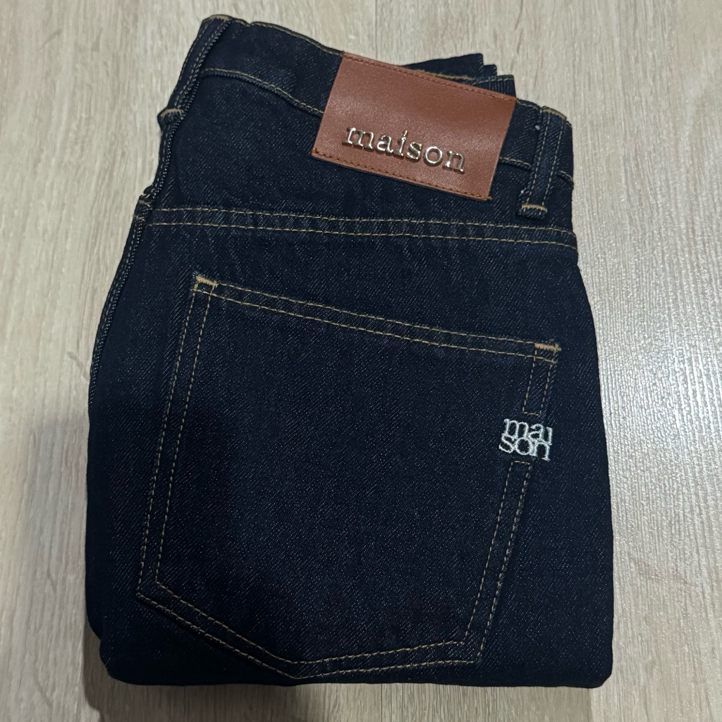 maison KEEPS Size XS เอว 25-26“| Astro Baggy Jeans | Unisex | กางเกงยีนส์ ทรงกระบอกใหญ่
