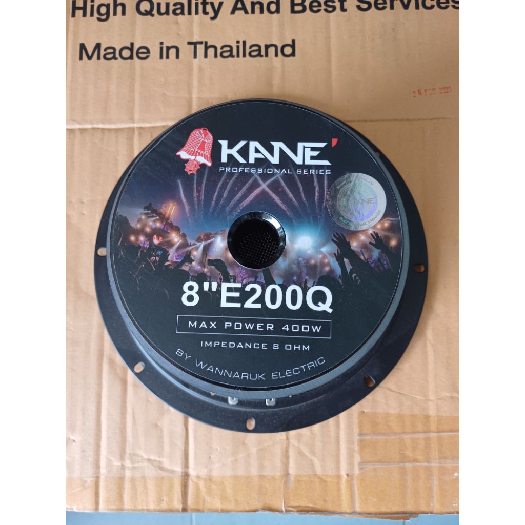 ดอกลำโพง8นิ้ว KANE E200Q ว๊อย2นิ้ว 400Wดอกลำโพง8นิ้ว KANE E200Q ว๊อย2นิ้ว 400W