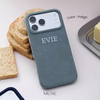 (16-17 Series) MUSE Suede Plain Case With MagRing