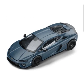 241082(A)-TRENDS HOBBY 1/64 LAMBORGHINI TEMERARIO MATTE BLUE DIECASR SCALE MODEL CAR