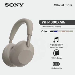 Sony หูฟัง Headphones รุ่น WH-1000XM6 | Wireless Noise Canceling Headphones | Bluetooth® 5.3 | High-Resolution Audio Wir