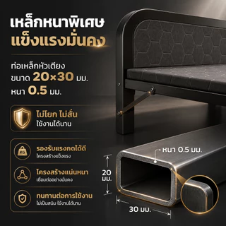 iF เตียงพับ เตียงเดี่ยว ที่เก็บของแบบพับได้ ไม่ต้องติดตั้ง พกพาสะดวก รับน้ำหนักได้ 300ปอ พับง่าย