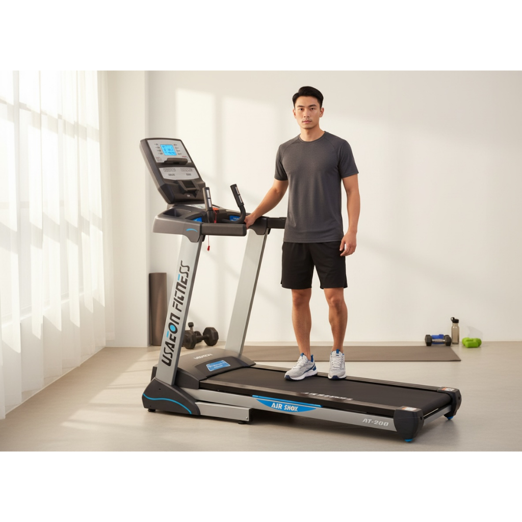 ลู่วิ่งไฟฟ้าUSAEON รุ่น #AT200 มอเตอร์AC3.5แรงม้า