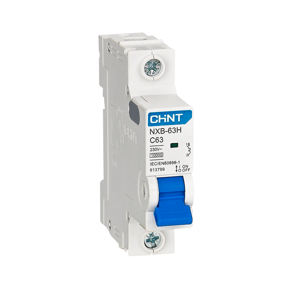NXB-63H 1P 10kA (Curve C) เซอร์กิตเบรกเกอร์ / ลูกย่อย MCB Miniature Circuit Breaker มินิเอเจอร์ ลูกเ