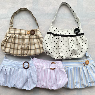 ❤️ NNN.ROOM ❤️ กระเป๋าสะพายไหล่ กระเป๋า y2k Handmade ใส่ไอแพด11''ได้