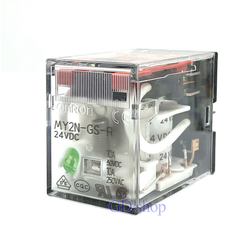 รีเลย์ MY2N MY2N-GS-R 24VDC Relay 10A 30VDC 10A 250VAC พร้อมส่ง